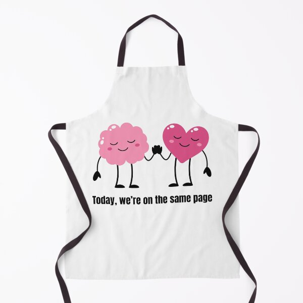 Item preview, Brain and Heart on the Same Page Illustration designed and sold by JustFunnyStuff.