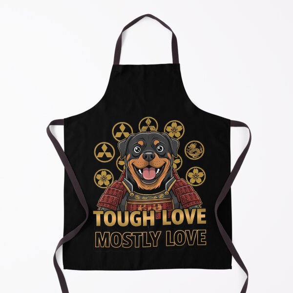 Item preview, Rottweiler Tough Love Mostly Love Samurai Armor Vector designed and sold by Tong4130.