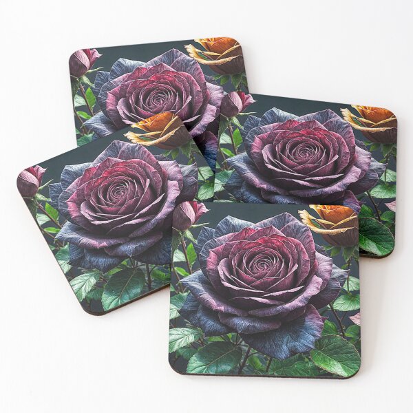 Item preview, Burgundy Iceberg rose  – Botanical Elegance in Crimson Bloom#11 designed and sold by Helios Be. Lavsh.
