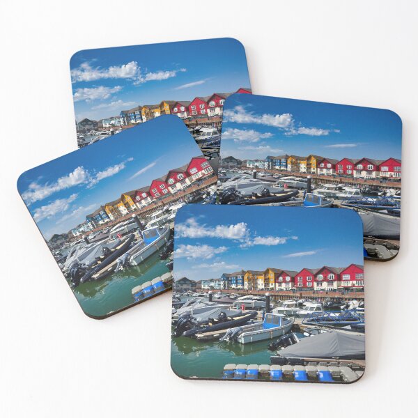 Item preview, Exmouth Marina Sunset - Boats at Rest in East Devon designed and sold by leonwoods.