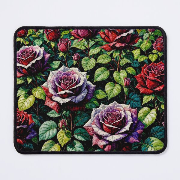 Item preview, Burgundy Iceberg rose  – Botanical Elegance in Crimson Bloom#13 designed and sold by Helios Be. Lavsh.