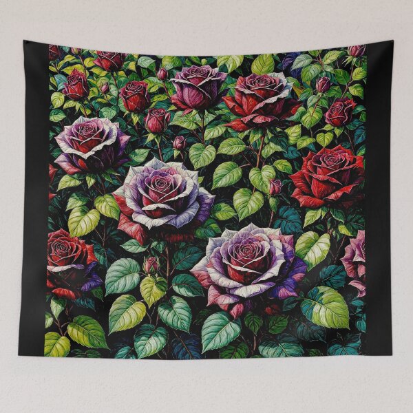 Item preview, Burgundy Iceberg rose  – Botanical Elegance in Crimson Bloom#13 designed and sold by Helios Be. Lavsh.