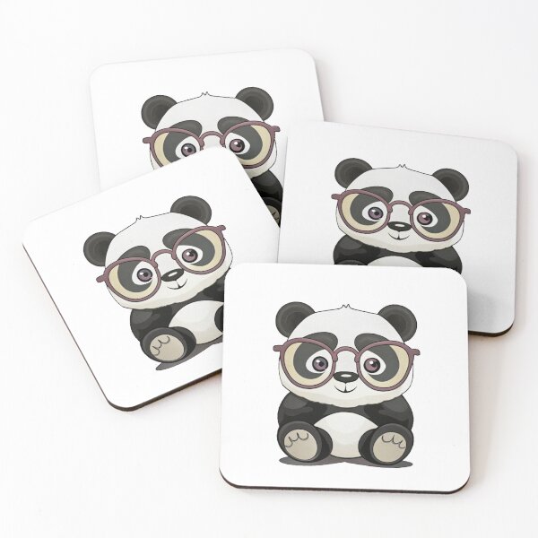 Item preview, Cute Panda Wearing Glasses – Adorable Kawaii Panda Illustration designed and sold by A1MarketDesigne.