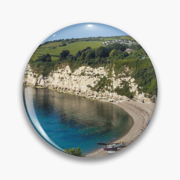Item preview, Beer Beach Devon - Fishing Boats on the Jurassic Coast designed and sold by leonwoods.