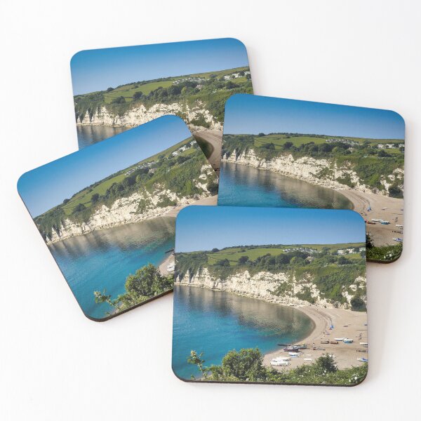 Item preview, Beer Beach Devon - Fishing Boats on the Jurassic Coast designed and sold by leonwoods.