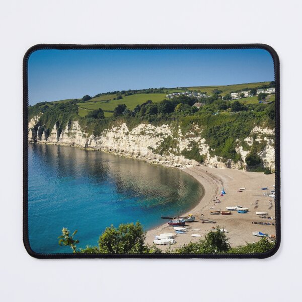 Item preview, Beer Beach Devon - Fishing Boats on the Jurassic Coast designed and sold by leonwoods.