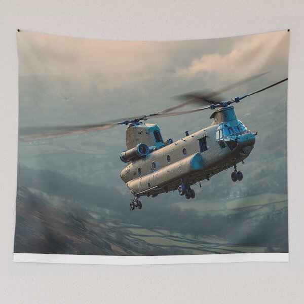 Item preview, Chinook in the Quiet Morning Air designed and sold by Skyframe Aviation.