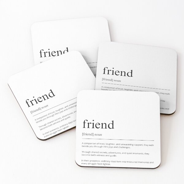 Item preview, Friend Definition Print | Dictionary Wall Art | Minimalist Typography Poster | Friendship Quote Decor | Printable Instant designed and sold by shopcanva.
