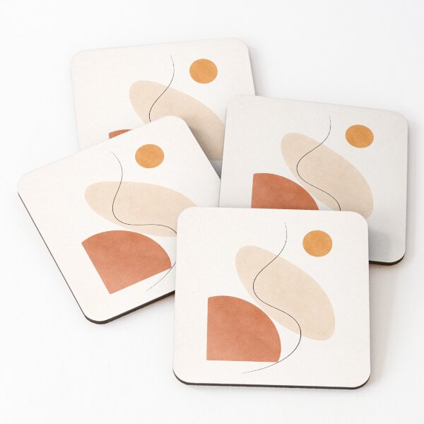 Item preview, Abstract Balance – Minimalist Earth Tones Art designed and sold by DrizzyV.