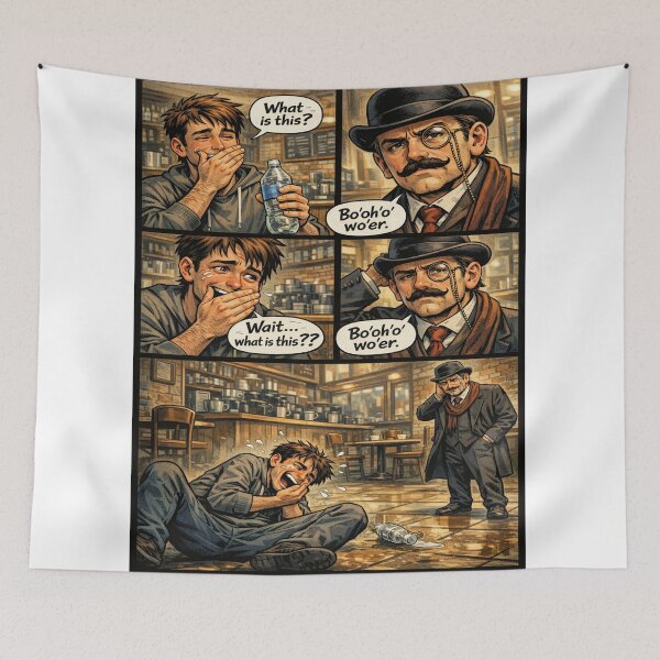 Item preview, Funny British Accent Tshirt designed and sold by Jacky-Design.