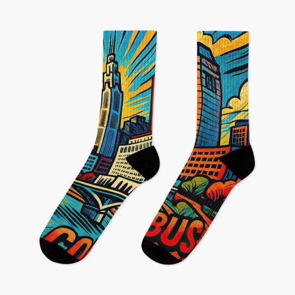 Item preview, Columbus Ohio, city  | Comics stylCartoone -  designed and sold by ComicsFactory.