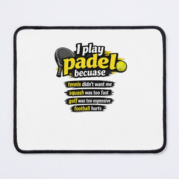 Item preview, I Play Padel – Padel Lifestyle Typography Design designed and sold by PRfoxy.