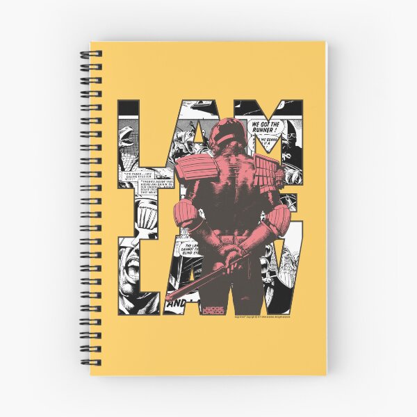 Item preview, Judge Dredd I Am The Law Comic Strip Print designed and sold by All-And-Every.