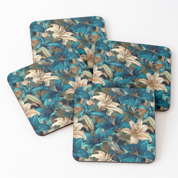 Item preview, Fragrant Lilies Print  - Flower Garden Pattern  - Birthday Gifts designed and sold by RoyalStarsPatts.