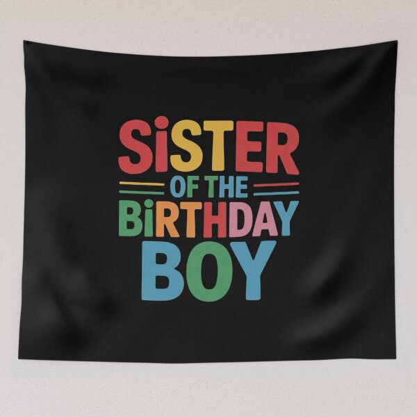Item preview, Sister Of The Birthday Boy Colorful Party Matching Family designed and sold by angolinnArt.