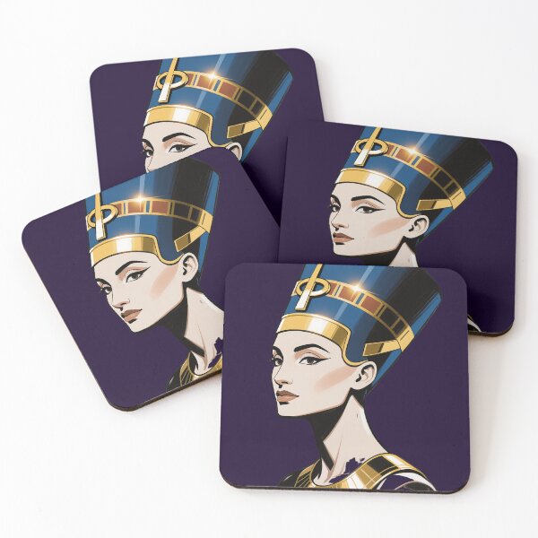 Item preview, Modern Nefertiti – Elegant Golden Queen Portrait 2 designed and sold by AnadAA.
