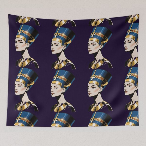 Item preview, Modern Nefertiti – Elegant Golden Queen Portrait 2 designed and sold by AnadAA.