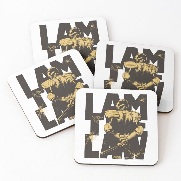 Item preview, Judge Dredd I Am The Law Bullet Holes designed and sold by All-And-Every.