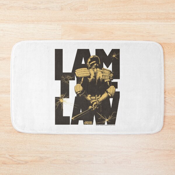 Item preview, Judge Dredd I Am The Law Bullet Holes designed and sold by All-And-Every.