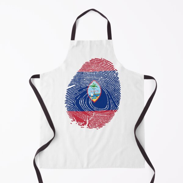 Item preview, Guam flag in fingerprint designed and sold by Azeecreate009.