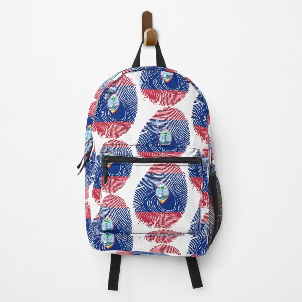 Item preview, Guam flag in fingerprint designed and sold by Azeecreate009.