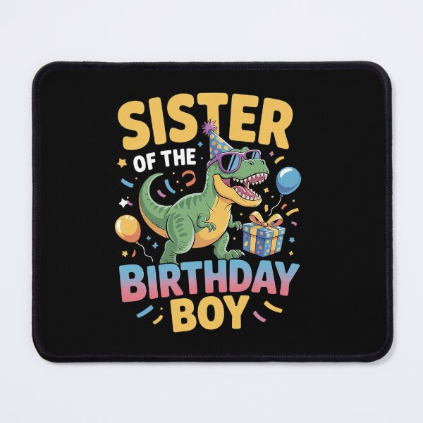 Item preview, Sister Of The Birthday Boy Family Matching Dinosaur Squad designed and sold by angolinnArt.