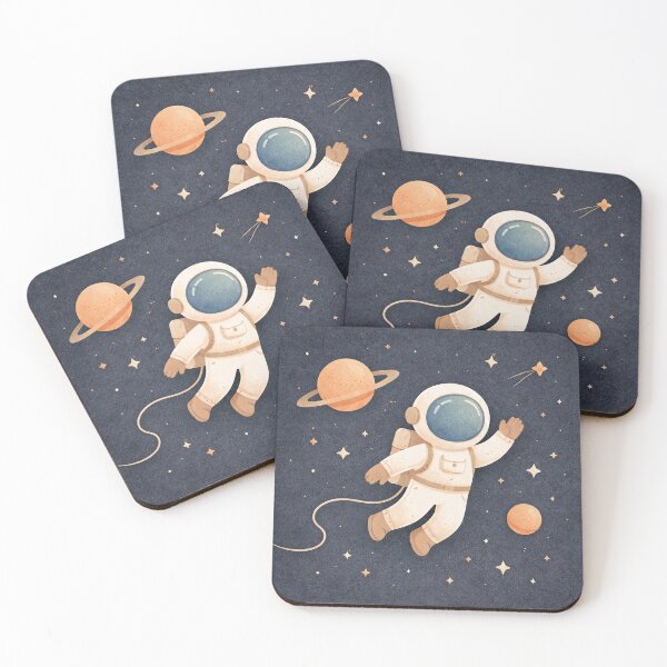 Item preview, Floating Silence – Minimal Astronaut Art designed and sold by DrizzyV.
