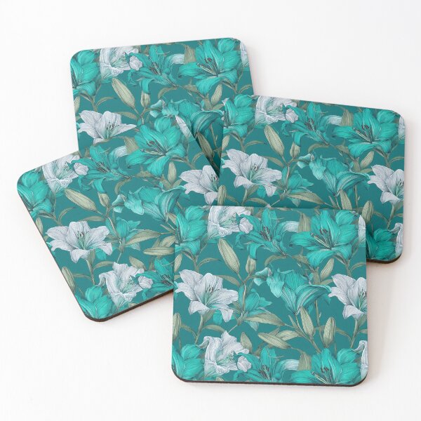 Item preview, Classic Lilies Floral  - Birthday Flower Pattern  - Birthday Gifts For Dad designed and sold by RoyalStarsPatts.