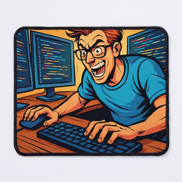 Artikelvorschau, Computerprogrammierer | Comics StilCartoone - entworfen und verkauft von ComicsFactory.