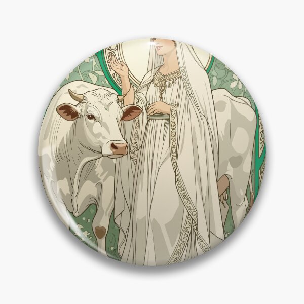 Item preview, The Patron Saint of Dairy Workers St Brigid designed and sold by taiche.