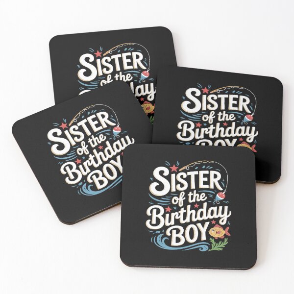 Item preview, Sister of the birthday boy for matching family party designed and sold by joyouartArt.
