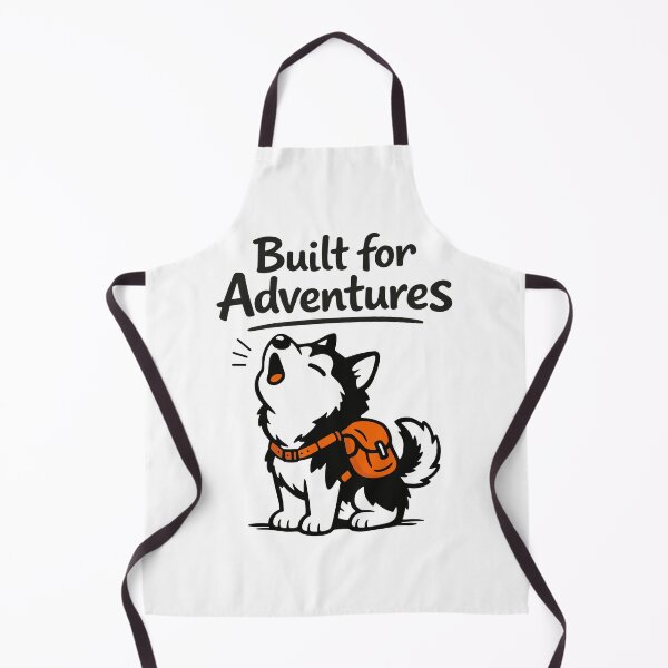 Item preview, Built for Adventures Siberian Husky designed and sold by SnappyPNG.