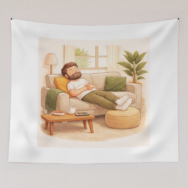 Item preview, Quiet Afternoon – Minimal Life Illustration designed and sold by DrizzyV.