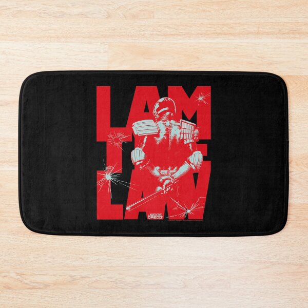 Item preview, Judge Dredd Red I Am The Law Bullet Holes designed and sold by All-And-Every.