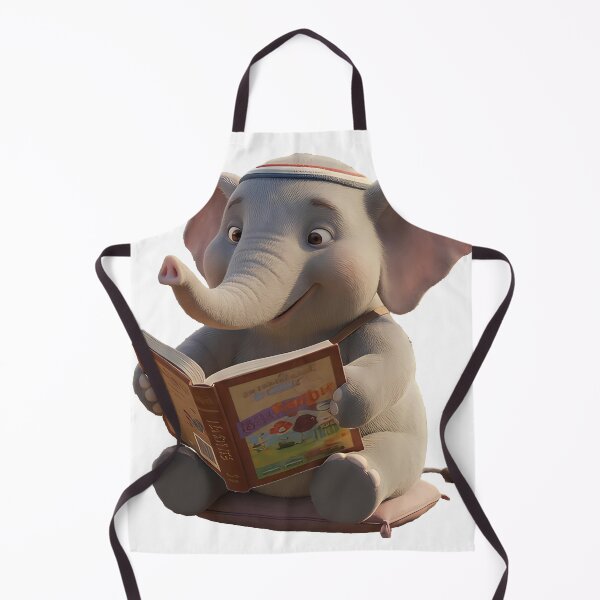 Item preview, Elephant reading book designed and sold by MasterXshop.