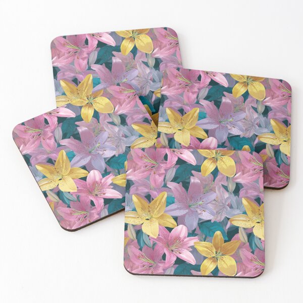 Item preview, Artistic Lilies Print - Flower Floral Pattern  - Birthday Gifts For Girlfriend designed and sold by RoyalStarsPatts.