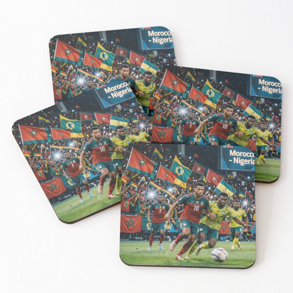 Item preview, Morocco y Nigeria en Copa de Africa. designed and sold by casamomo.