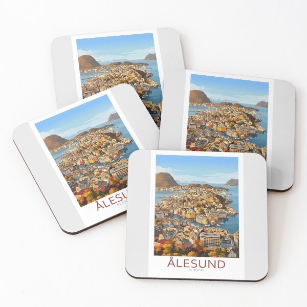 Item preview, Alesund Norway - Travel Art designed and sold by Marciolini.