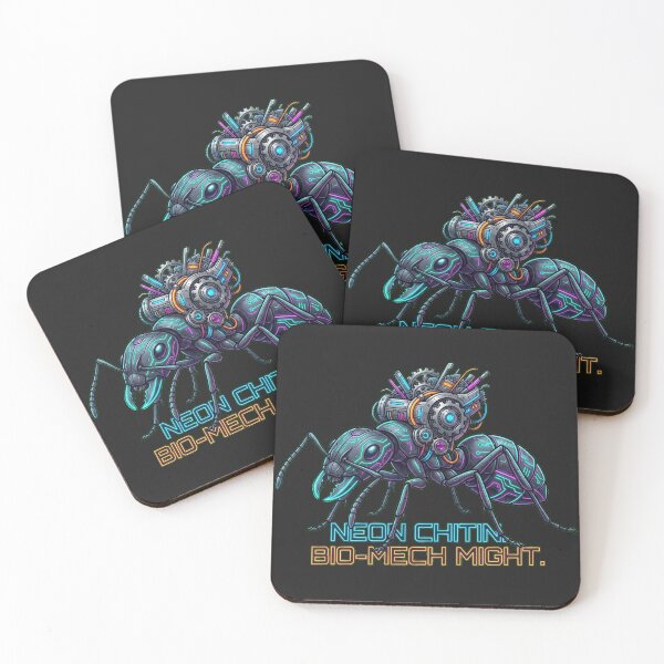 Item preview, Cyberpunk Leafcutter Ant Augmented Architect Bio-Mech Illustration designed and sold by Thaivi Design.