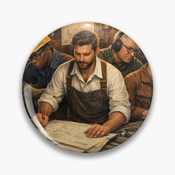 Item preview, Men and Women At Work  designed and sold by Fabrifrank.
