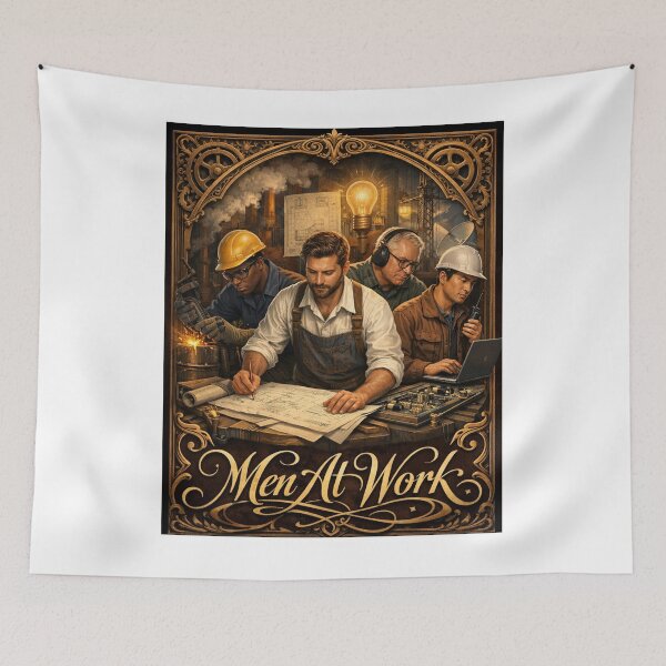 Item preview, Men and Women At Work  designed and sold by Fabrifrank.