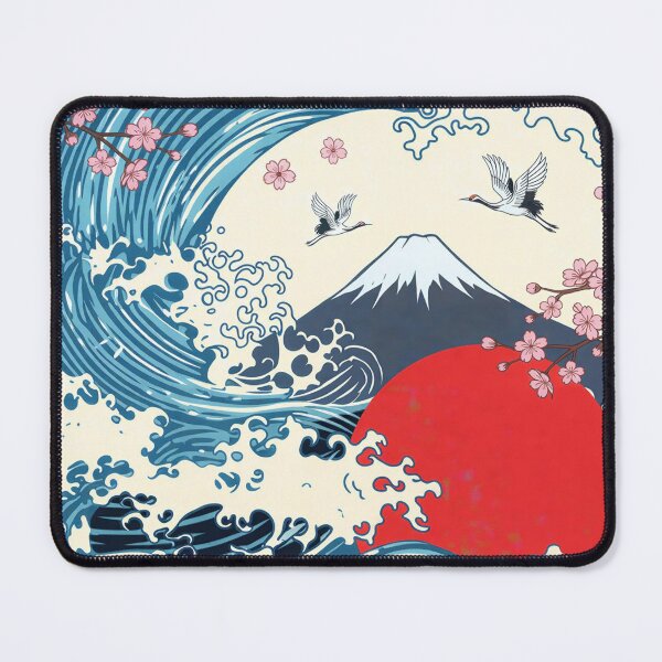 Item preview, Hokusai Big Wave Retro Japanese Art designed and sold by Blok45.