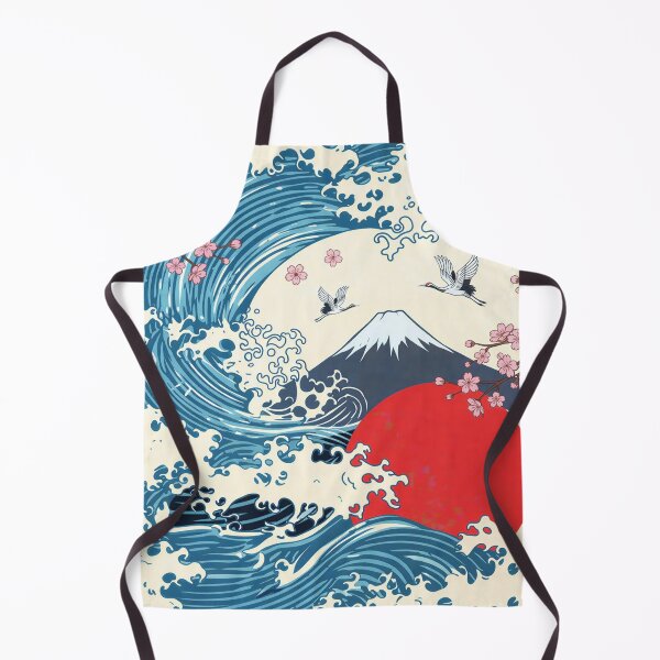 Item preview, Hokusai Big Wave Retro Japanese Art designed and sold by Blok45.