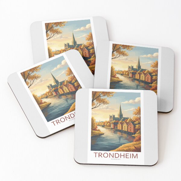 Item preview, Trondheim Norway - Travel Art designed and sold by Marciolini.