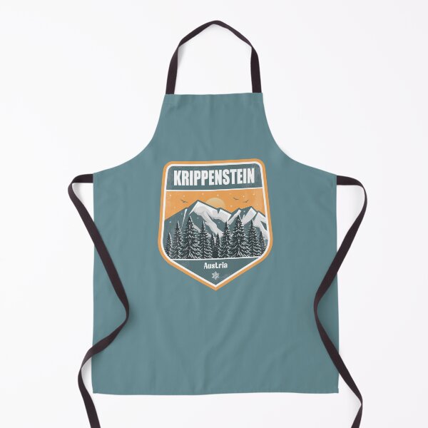 Item preview, Krippenstein Austria – Snowy Mountain Winter Badge designed and sold by CynthiaGraphics.