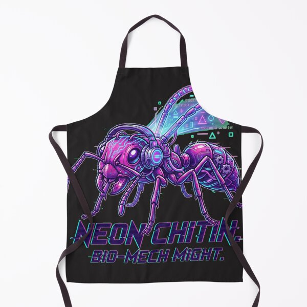 Item preview, Pheromone Hacker: Cyberpunk Bullet Ant Synthwave Art designed and sold by Thaivi Design.