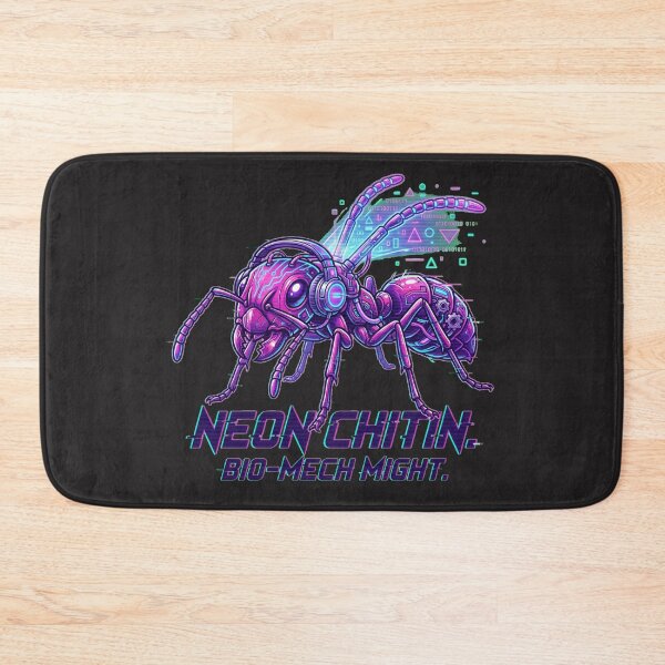 Item preview, Pheromone Hacker: Cyberpunk Bullet Ant Synthwave Art designed and sold by Thaivi Design.