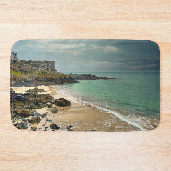 Item preview, Overcast St Ives - Moody Cornish Coastline Seascape designed and sold by leonwoods.