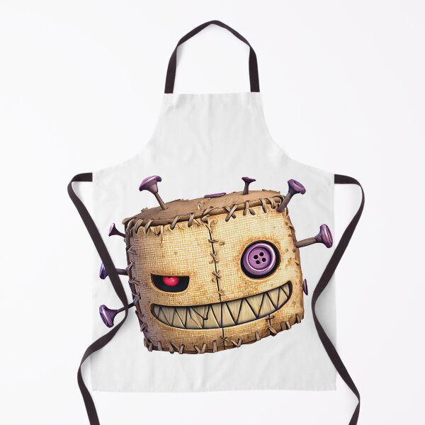 Item preview, Creepy Voodoo Doll Head Dark Cartoon Horror Art designed and sold by DesignArtist.ia.