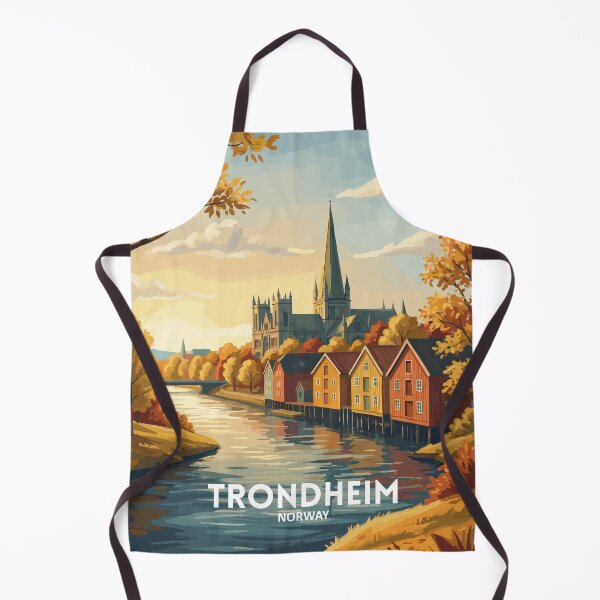 Item preview, Trondheim Norway - Travel art designed and sold by Marciolini.